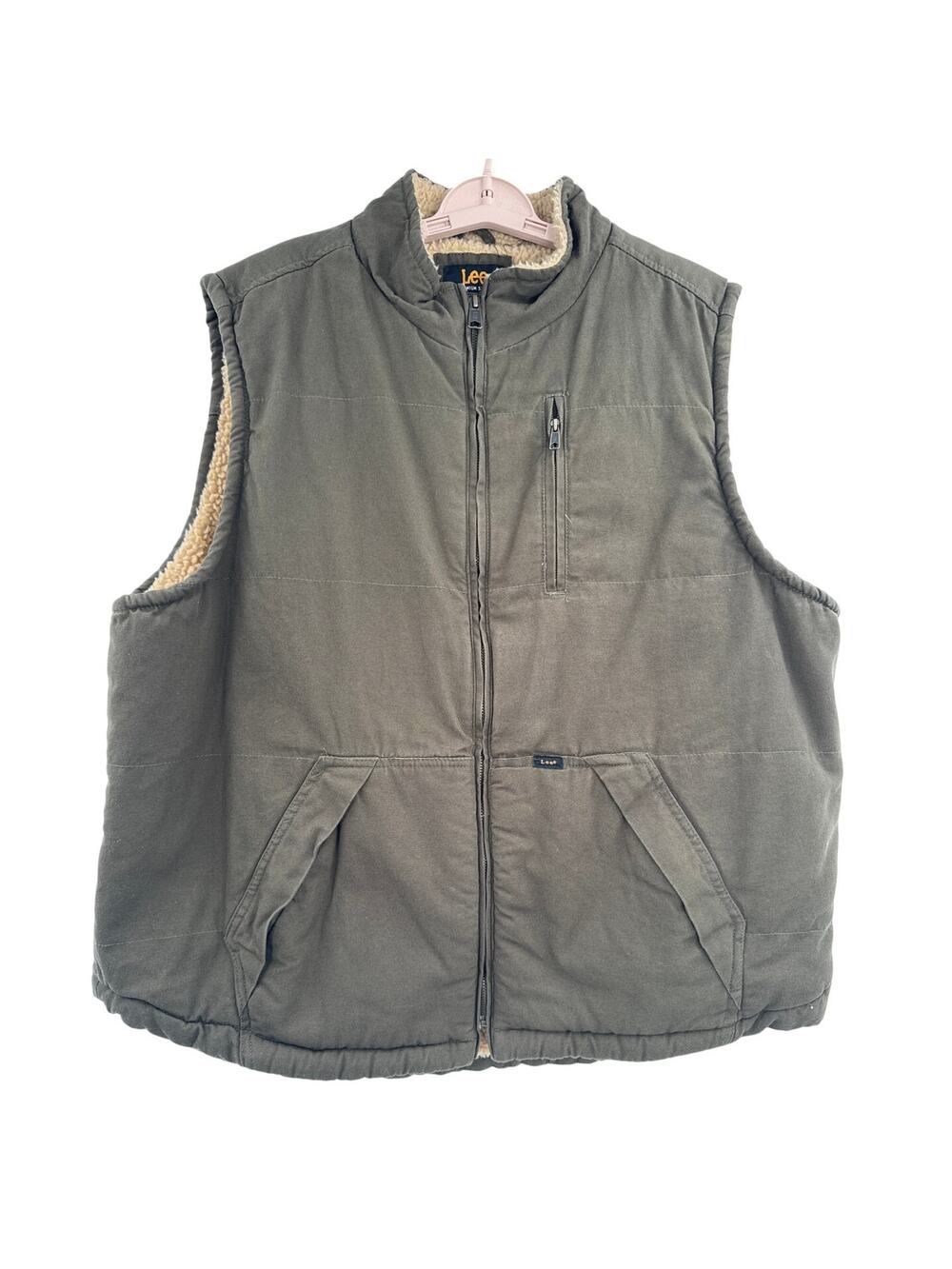 Lee Premium Select Mens green Workwear Vest Size XXL
